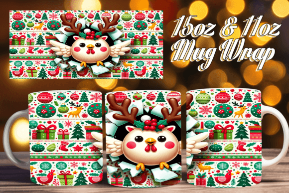 Christmas 3D Art Mug 15oz: A Festive and Unique Gift Idea