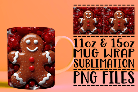 Creating Festive Mugs with 3D Xmas Cheer Mug Wrap for Winter Holidays