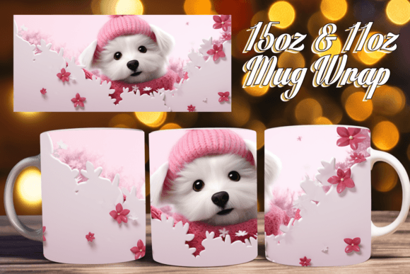 Creating Stunning 3D Christmas Animal Mug Wraps: A Comprehensive Guide