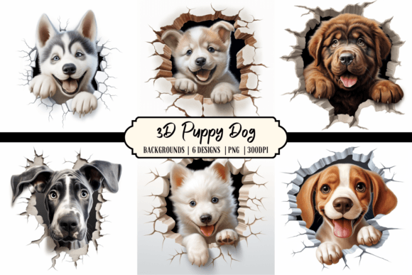 Discover the Joy of 3D Funny Puppy Dog Backgrounds for Your Creative Projects
