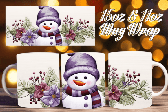 Embroidered Snowman 11oz 3D: A Versatile Tool for Sublimation Projects