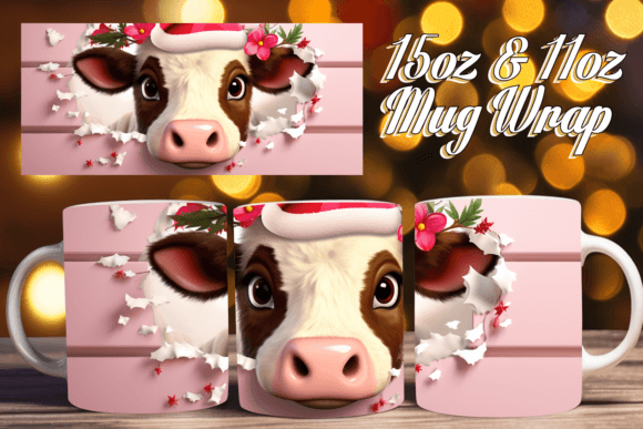 Enhance Your Christmas with 3D Festive Mug Wraps