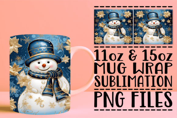 Enhance Your Holiday Cheer with Seasonal 3D Xmas Mug Wraps