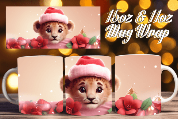 Enhance Your Winter Drinkware with Frosty's World 3D Mug Wrap for 15oz Mugs