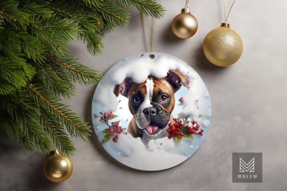 Enhancing Your Christmas Decor with a 3D Boxer Dog Xmas Ornament