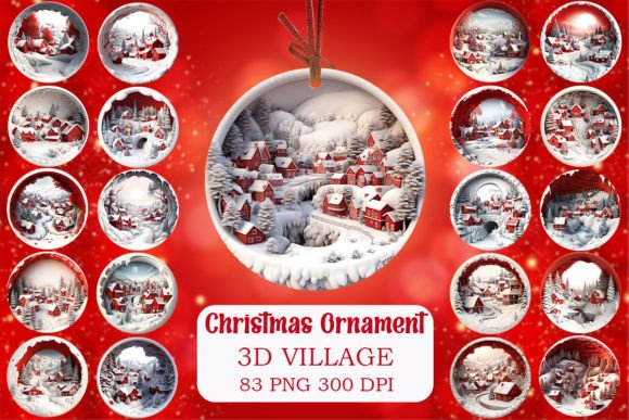 Exploring 3D Christmas Village Ornaments: A Festive and Creative Addition to Your Holiday Decor