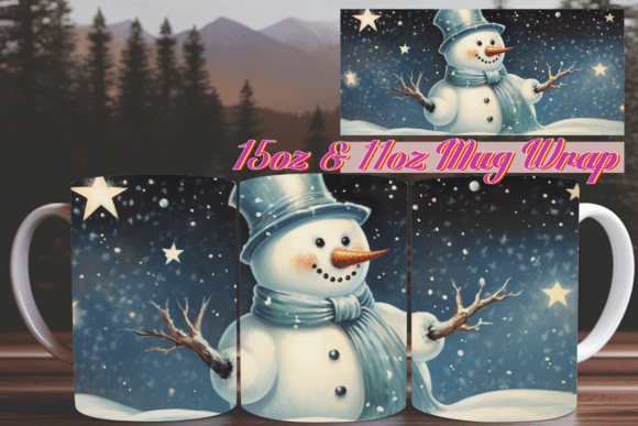 Exploring the Winter Radiance 3D Mug Wrap 15oz: A Comprehensive Guide