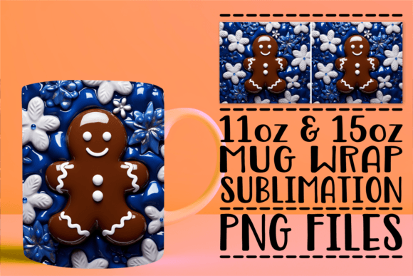 Get Festive with 3D Holiday Characters Mug Wraps