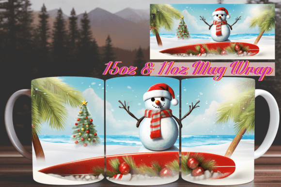 Holiday Magic 3D Mug Wrap 15oz: A Creative Addition to Your Sublimation Projects