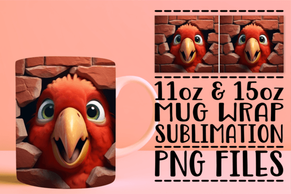 Transform Your Mugs with 3D Wall Surprise Mug Wrap