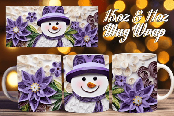 Unwrap the Magic: Mug Wrap Magic Whimsical 3D Christmas