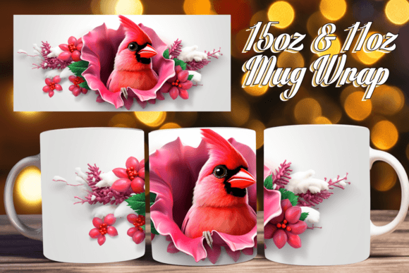 Winter Wonderland 3D Mug Wrap 15oz