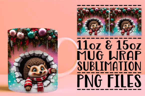 Yuletide 3D Mug Wall Scene